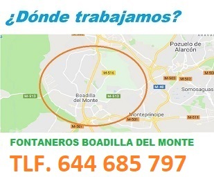 fontaneros Boadilla del Monte carretera de Majadahonda, Boadilla